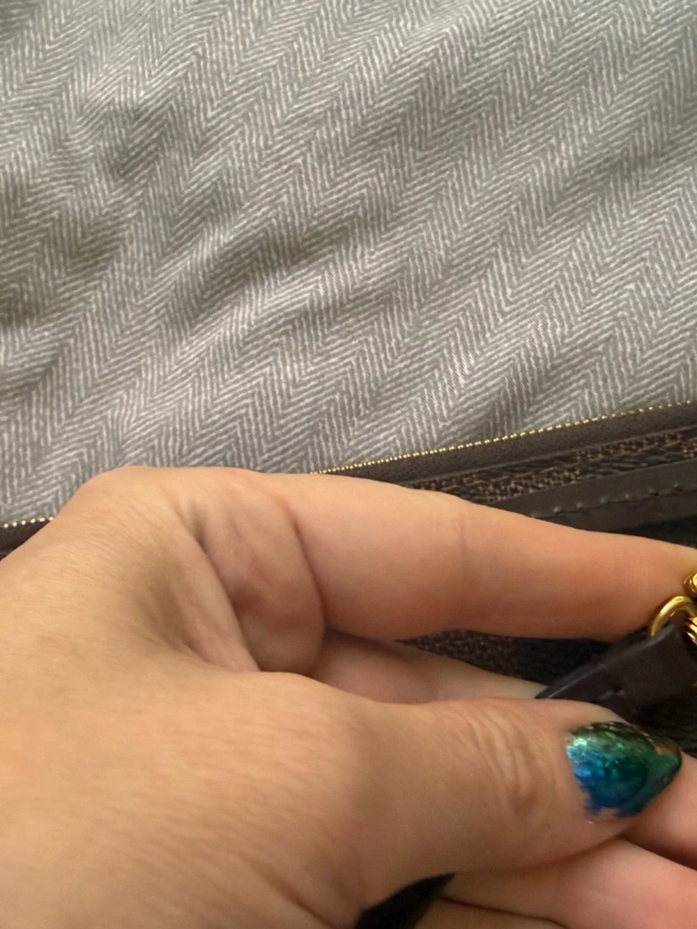 Louis Vuitton Nerverfull pouch damier authentic - Picture 3 of 14